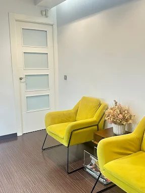 Sala de espera de la clínica